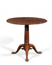 A GEORGE III MAHOGANY TABLE, L