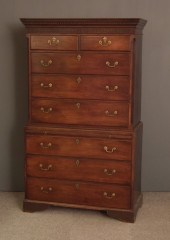 A George III mahogany tallboy