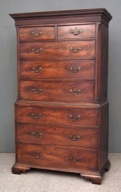 A George III mahogany tallboy