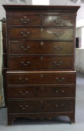 A George III mahogany tallboy