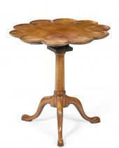 A GEORGE III MAHOGANY TILT TOP