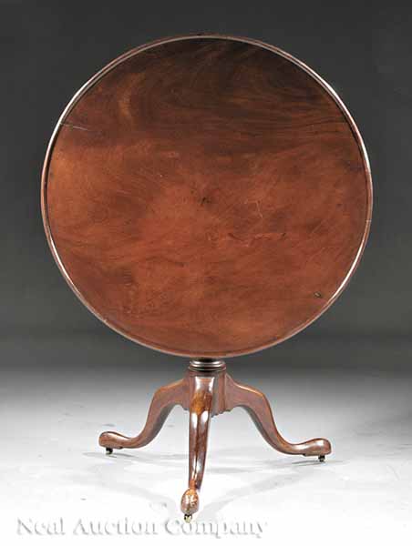 A George III Mahogany Tilt-Top