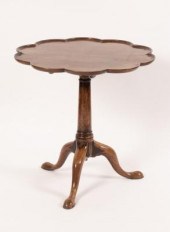 A George III mahogany tripod t