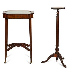 A George III Mahogany Vitrine Table