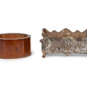A George III Mahogany Wine Coo