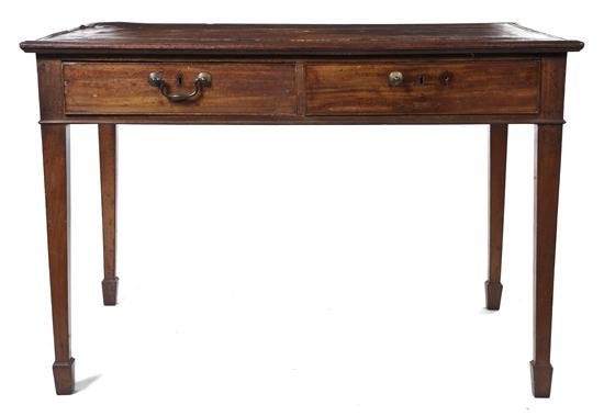 *A George III Mahogany Writing Desk