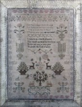 A George III needlework sample