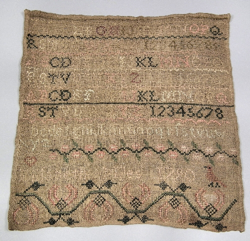A George III needlework sampler