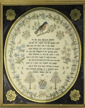 A George III needlework sample