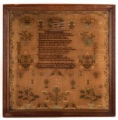 A George III needlework sample