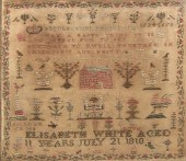 A George III needlework sample
