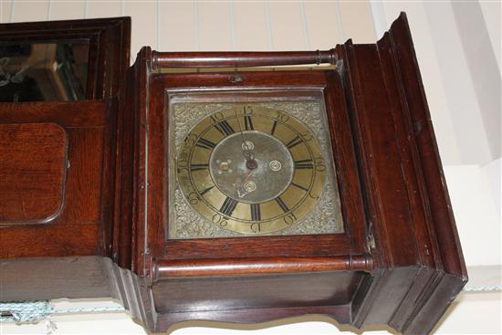 A George III oak 30 hour longcase