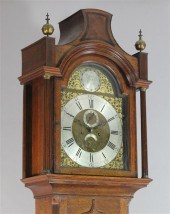 A George III oak eight day lon