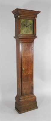A George III oak eight day lon