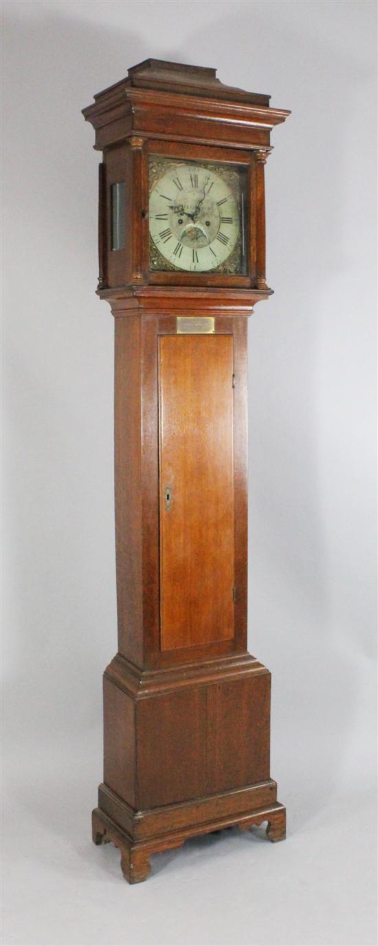 A George III oak eight day longcase