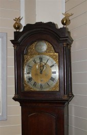 A George III oak eight day lon