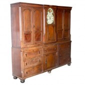 A George III oak housekeeper's