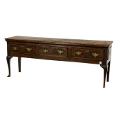 A GEORGE III OAK WELSH DRESSER