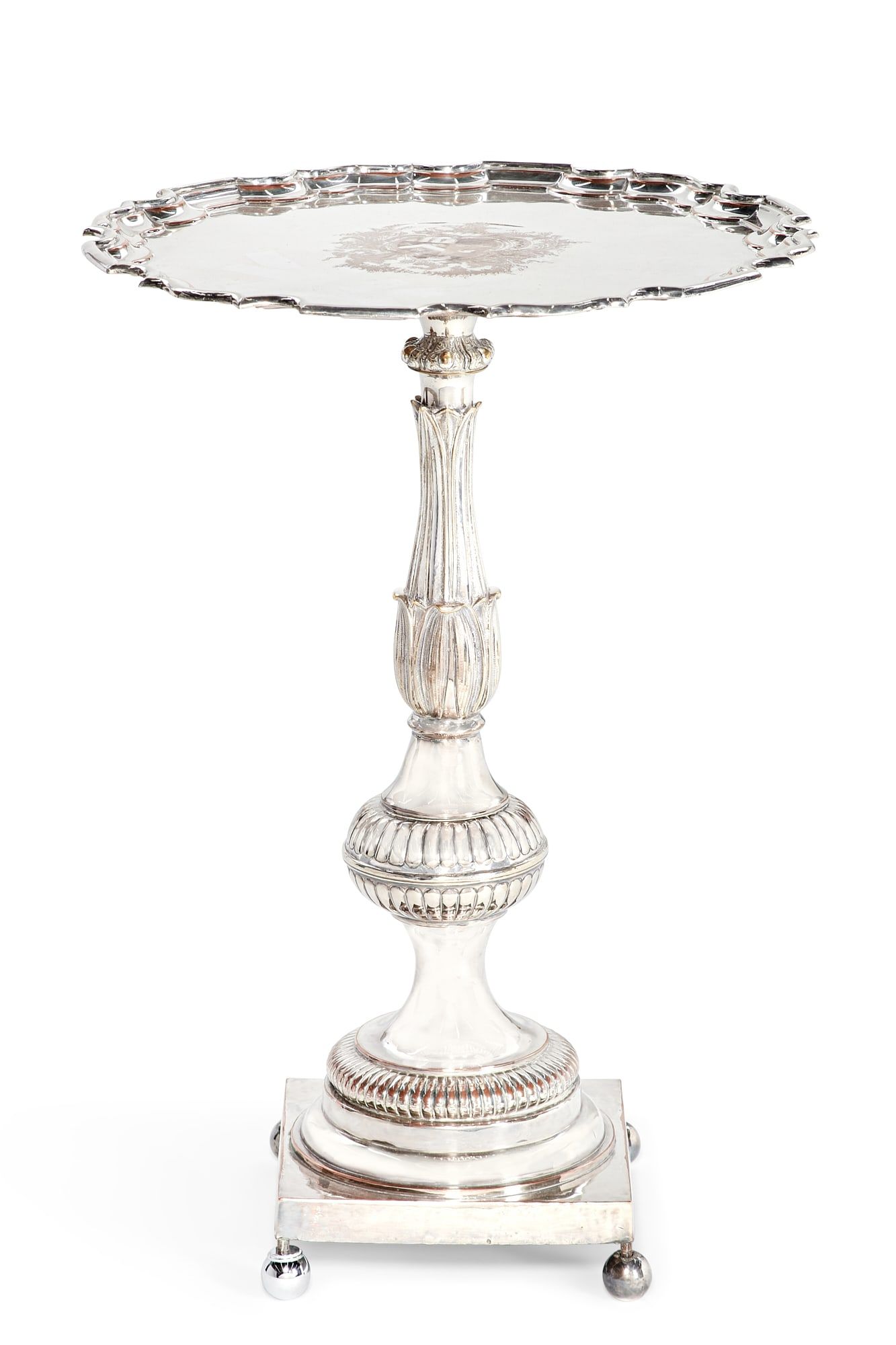 A GEORGE III OLD SHEFFIELD PLATE
