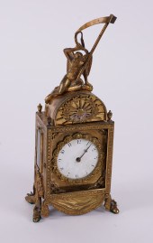 A GEORGE III ORMOLU CARRIAGE C