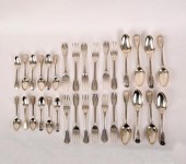 A George III part canteen of s