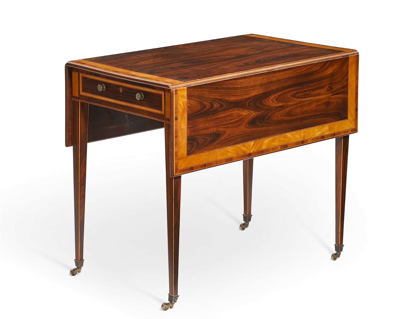 A GEORGE III PEMBROKE TABLEA George