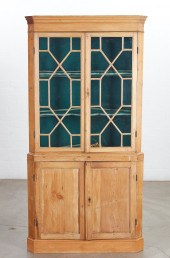 A GEORGE III PINE CORNER CABIN