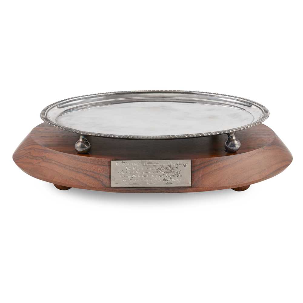A GEORGE III PRESENTATION SALVER