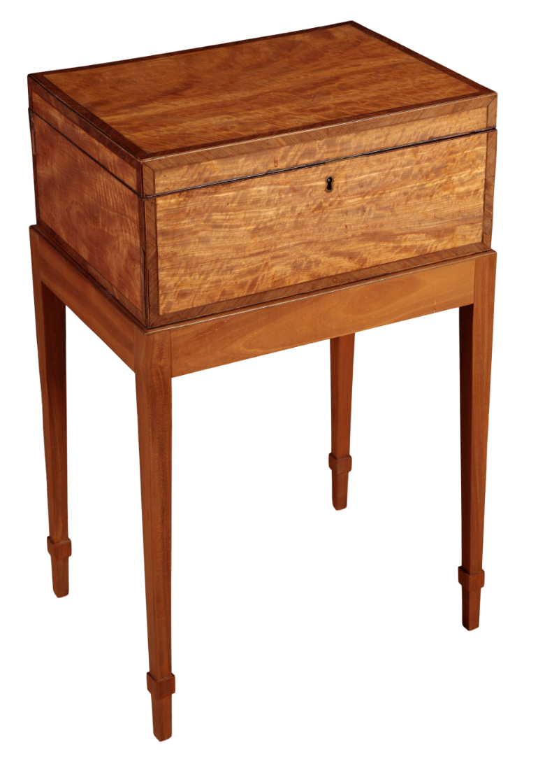 A GEORGE III RECTANGULAR