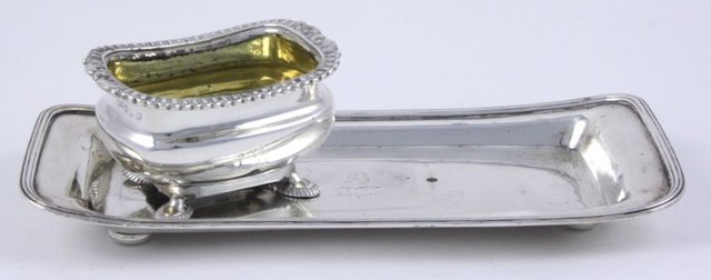 A George III rectangular silver