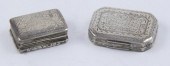 A George III rectangular silve