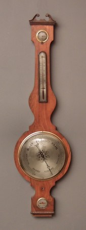 A George III rosewood wheel ba