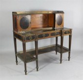 A George III satinwood and mah