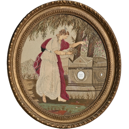 A George III silk, wool, felt,