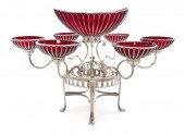* A George III Silver and Ruby