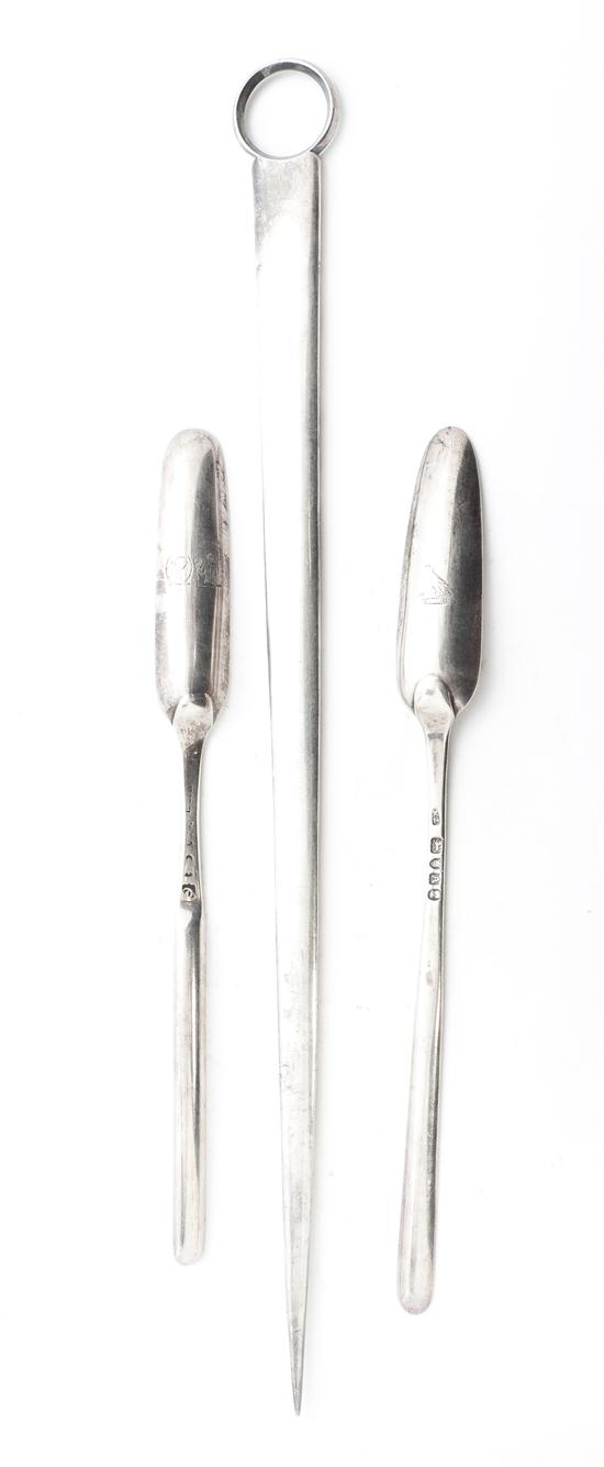 * A George III Silver Marrow