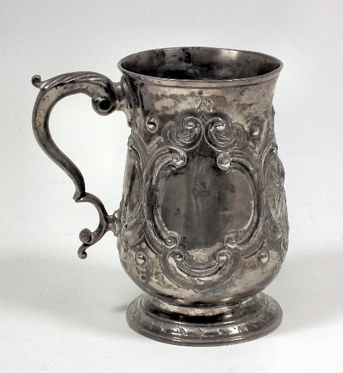 A George III silver baluster shaped