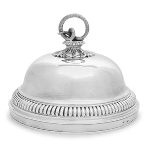 A George III Silver Cloche
