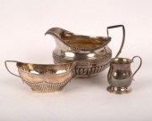 A George III silver cream jug,