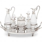 A George III Silver Cruet Set