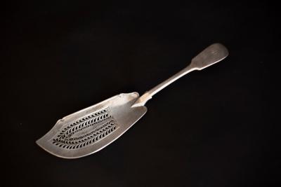 A George III silver fiddle