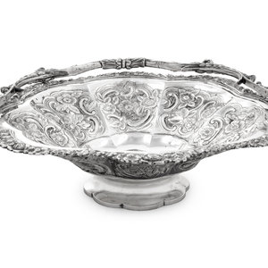 A George III Silver Flower Basket