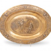 A George III Silver-Gilt Sideb