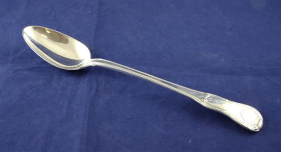A George III silver hour glass