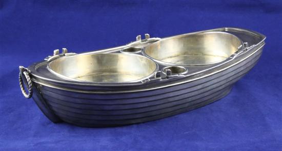 A George III silver ''Jolly Boat
