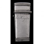 A George III silver lancet cas
