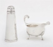 A GEORGE III SILVER LIGHTHOUSE