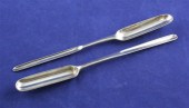 A George III silver marrow sco