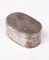 A George III silver nutmeg gra