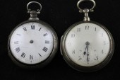 A George III silver pair cased